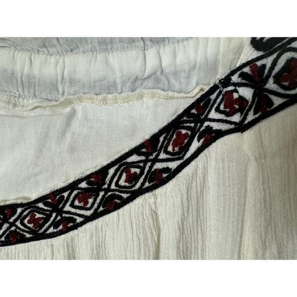 Volcom Stonerow Collection Embroidered Boho Halter Sun Dress - Picture 6 of 9